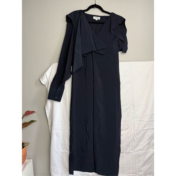 COS asymmetric midi dress EU 36/US 6 - Picture 1 of 9